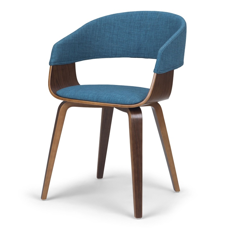 Lowell – Bentwood Dining Chair – Blue