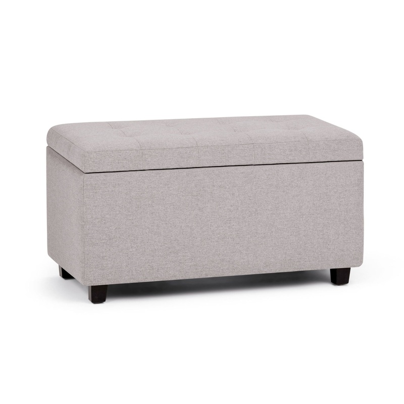 Cosmopolitan – Storage Ottoman – Cloud Gray