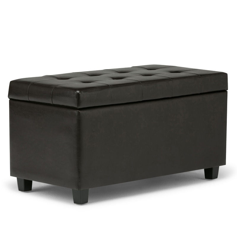 Cosmopolitan – Storage Ottoman – Tanners Brown