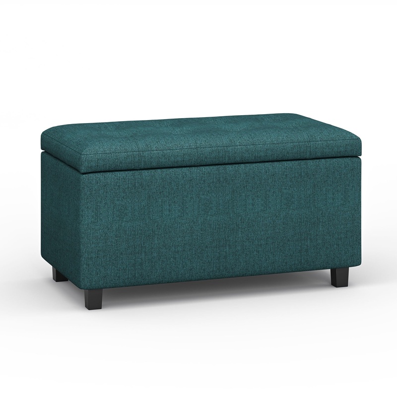 Cosmopolitan – Storage Ottoman – Teal