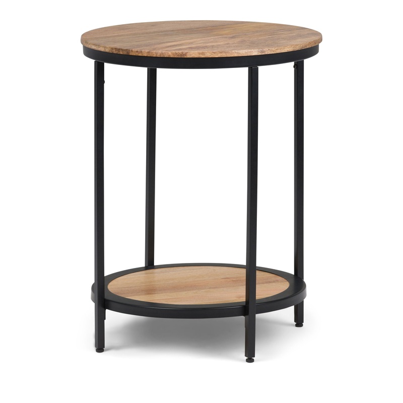 Jenna – Round Side Table – Natural