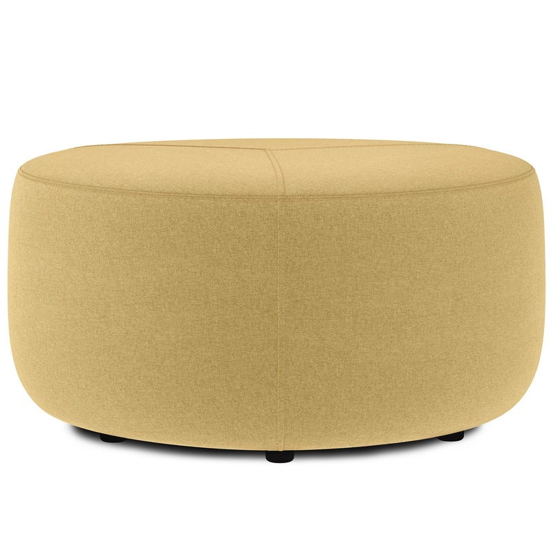 Moore – Large Ottoman – Dijon Yellow