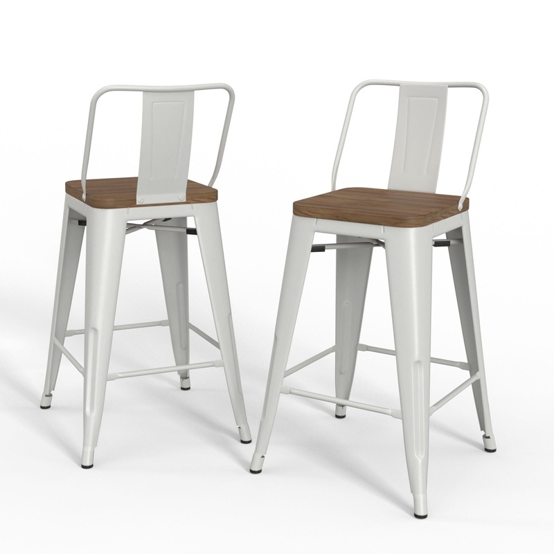 Rayne – Counter Height Stool (Set of 2) – White