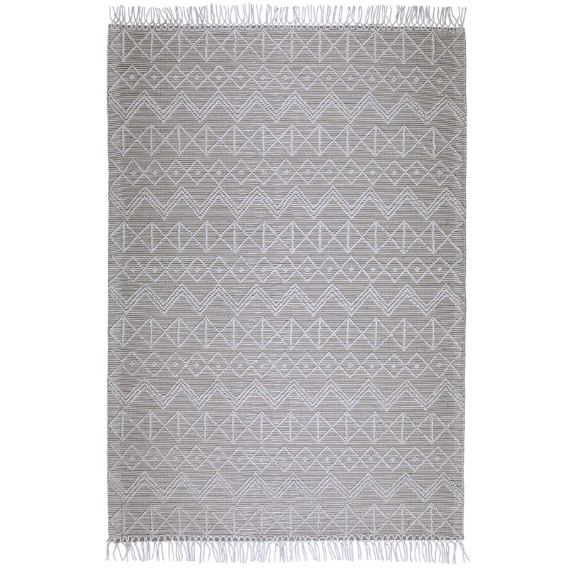 Orton – 6′ X 9′ Area Rug – Ivory / Taupe