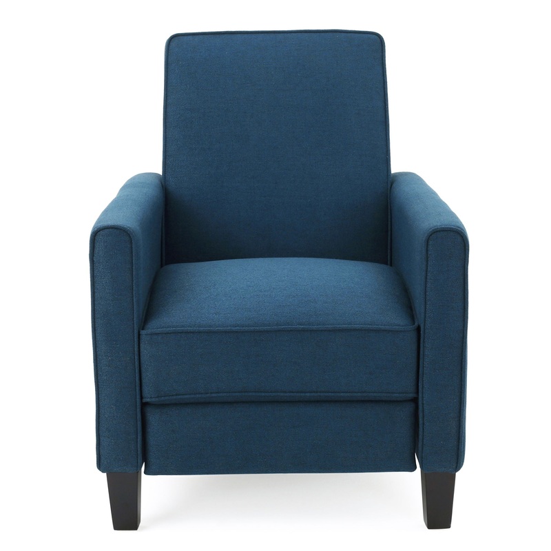 Push Back Chair For Elegant Home – Navy Blue