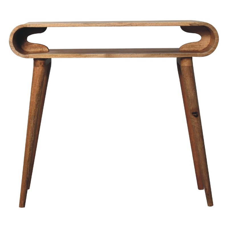 Amaya – Nordic Style Console Table – Beige Brown