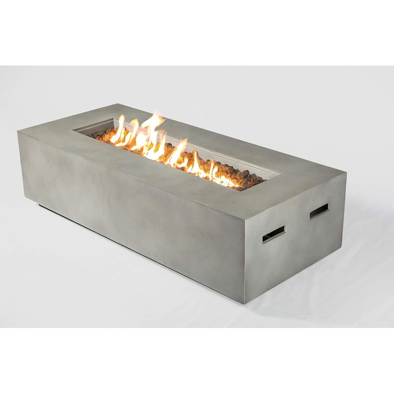 Propane / Natural Gas Fire Pit Table – Natural / Gray