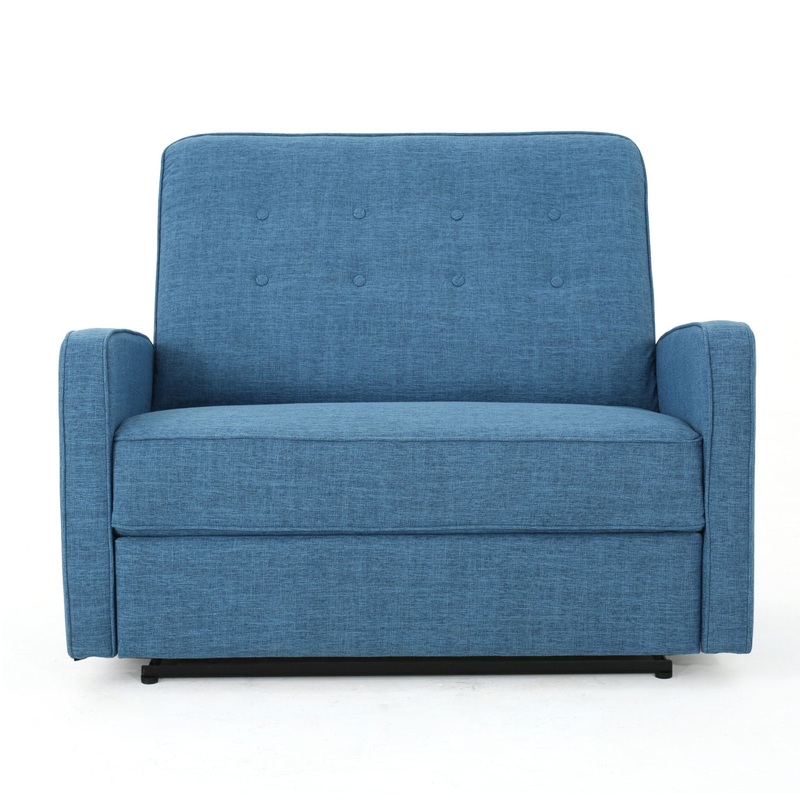 Wide Manual Standard Recliner – Blue