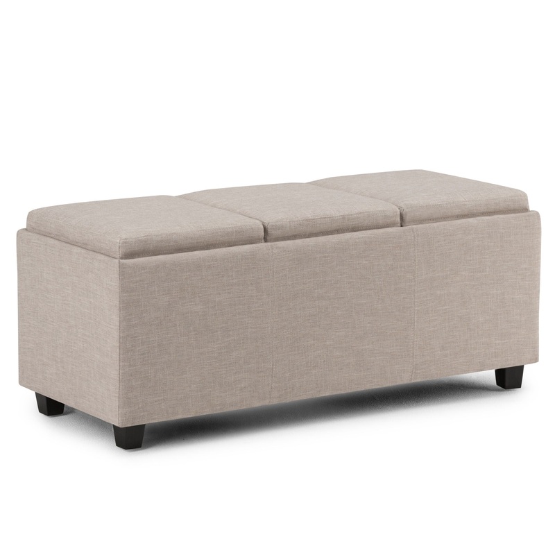 Avalon – Storage Ottoman – Natural