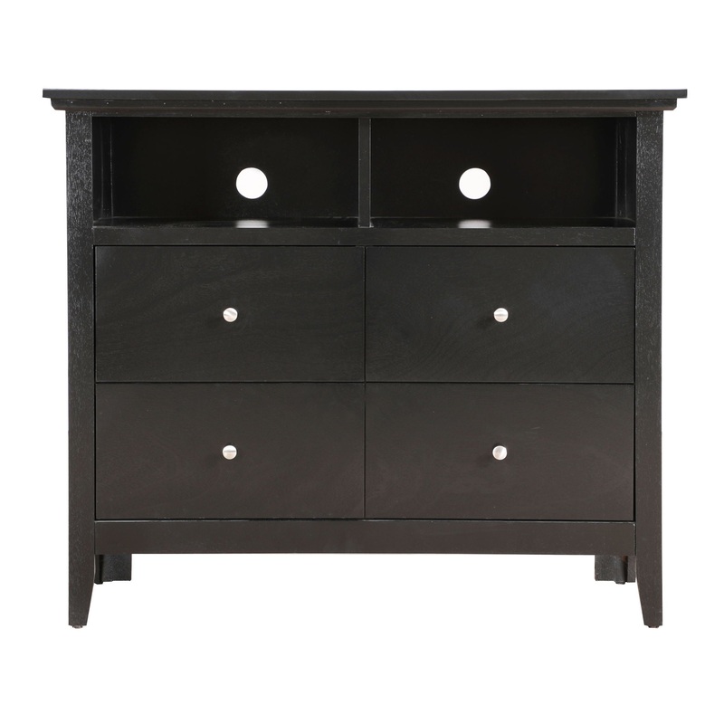 Charming TV Media Chest – Black