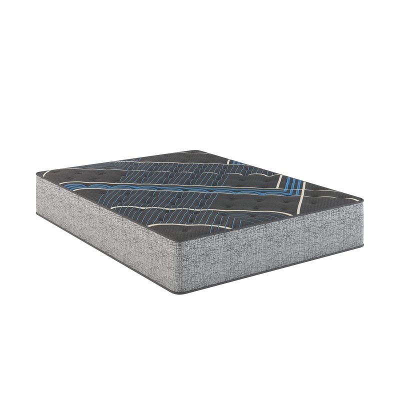 Comfort Care – 14 King Size Hybrid Mattress, Firm Support – Gray / Blue