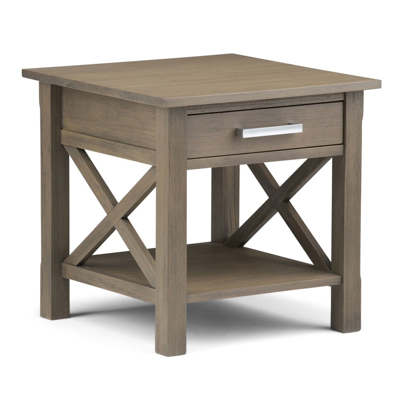 Kitchener – End Table – Farmhouse Gray