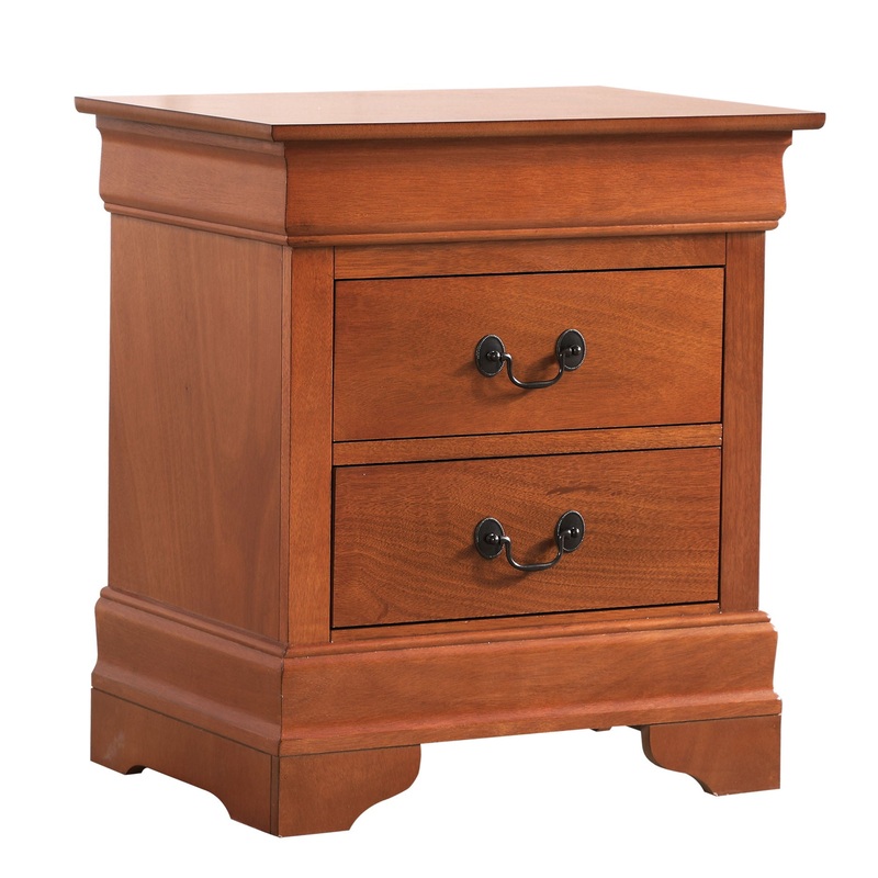 Louis Phillipe – Elegant Nightstand – Oak