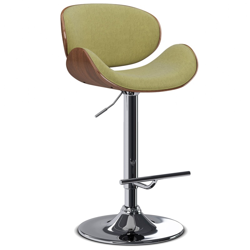 Marana – Bentwood Adjustable Swivel Bar Stool – Acid Green