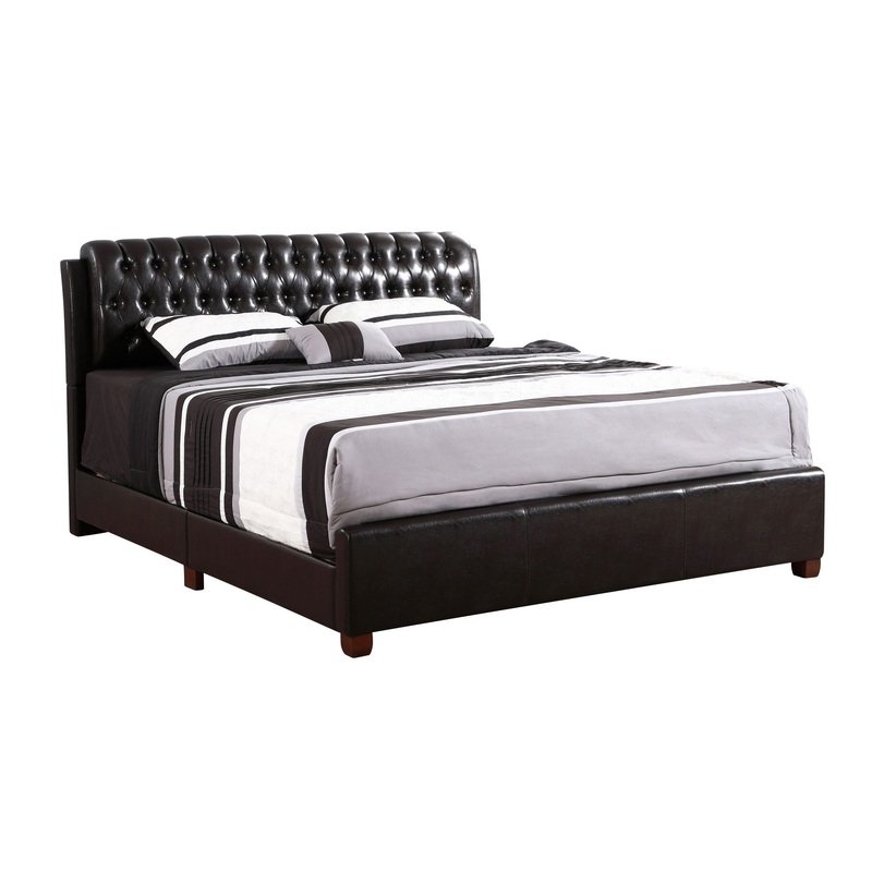 Marilla – King Bed – Dark Brown