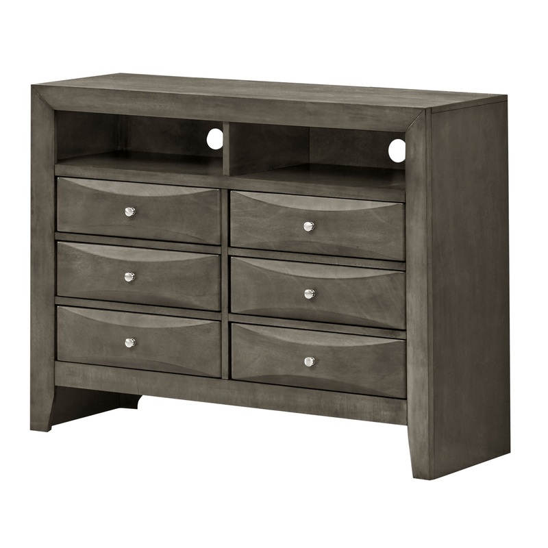Marilla – Media Chest – Gray