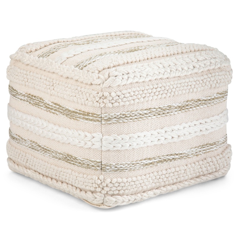 Sommer – Square Pouf – Natural