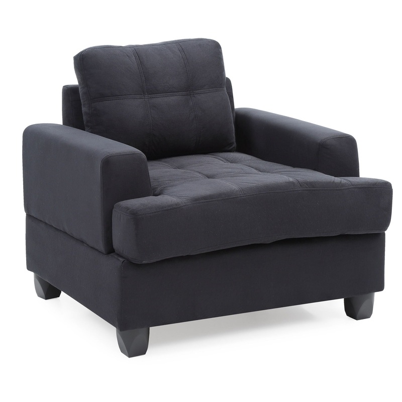 Elegant Transitional Chair – Black