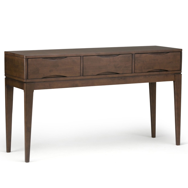 Harper – Console Sofa Table – Walnut Brown