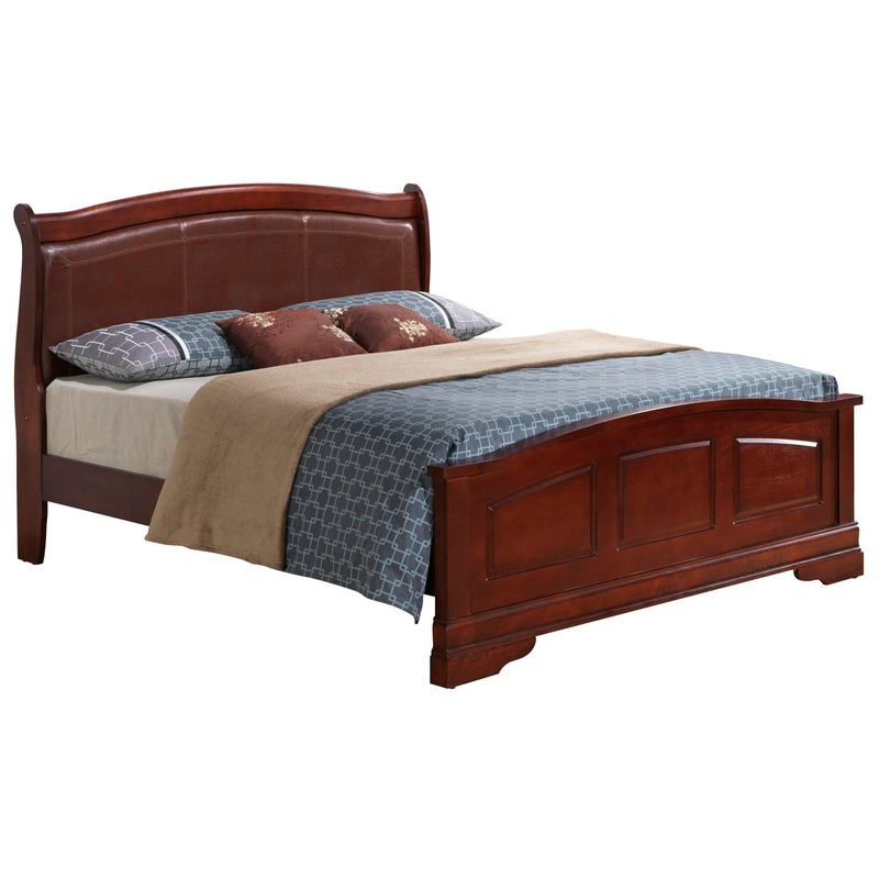 King Elegant Bed – Cherry