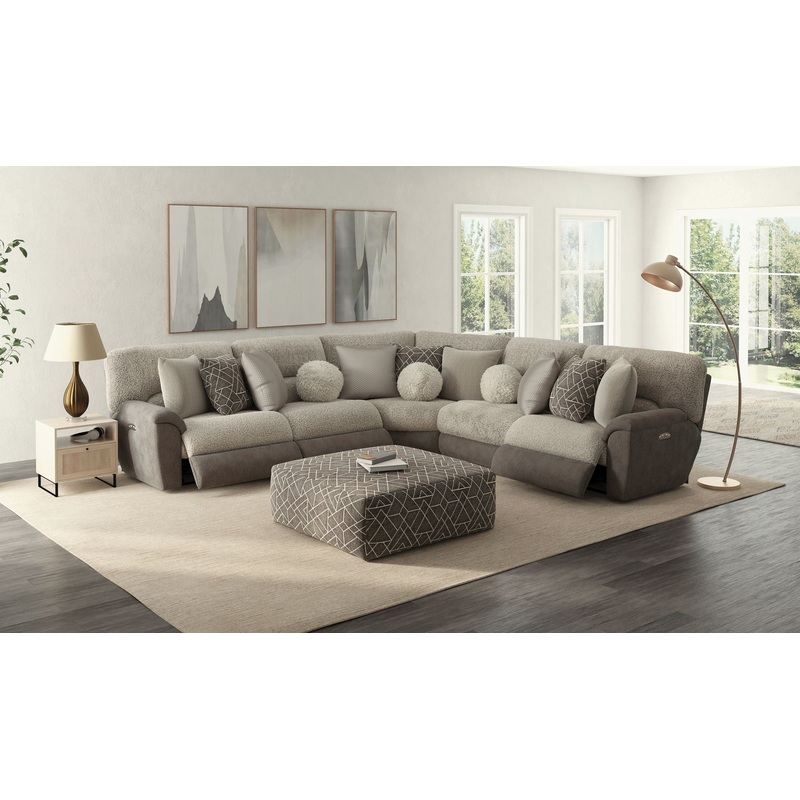 Rendezvous – Castered Cocktail Ottoman – Umber