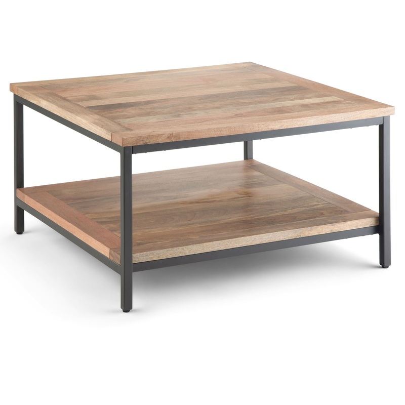 Skyler – Square Coffee Table – Natural