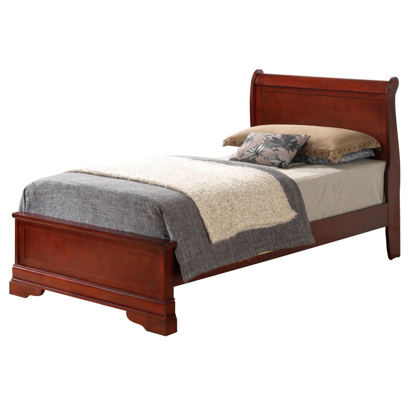 Twin Bed Charming Traditional – Cherry