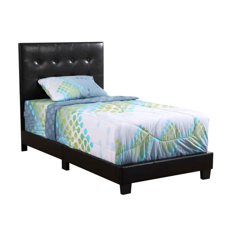 Caldwell – Twin Bed Stylish Contemporary – Black