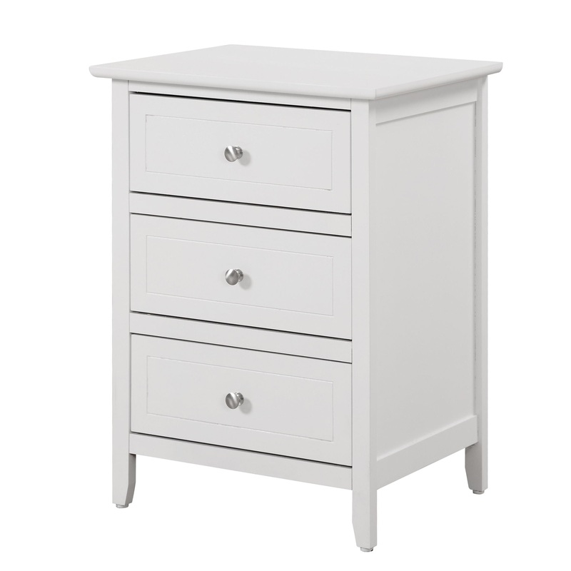 Daniel – Transitional Nightstand – White