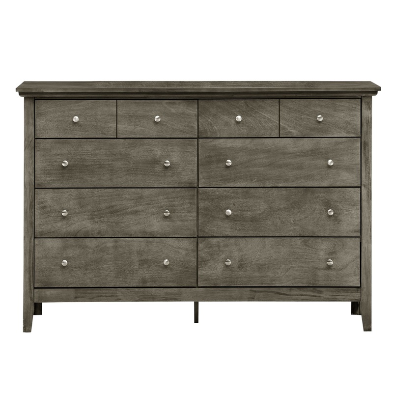 Elegant Casual Dresser – Gray