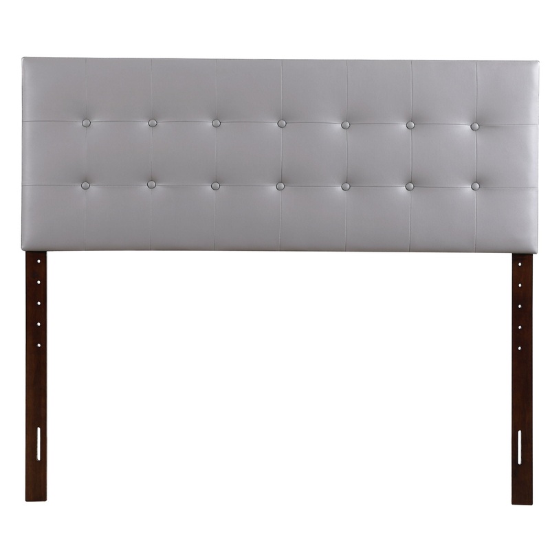 Queen Bed Headboard For Modern Comfort – Light Gray