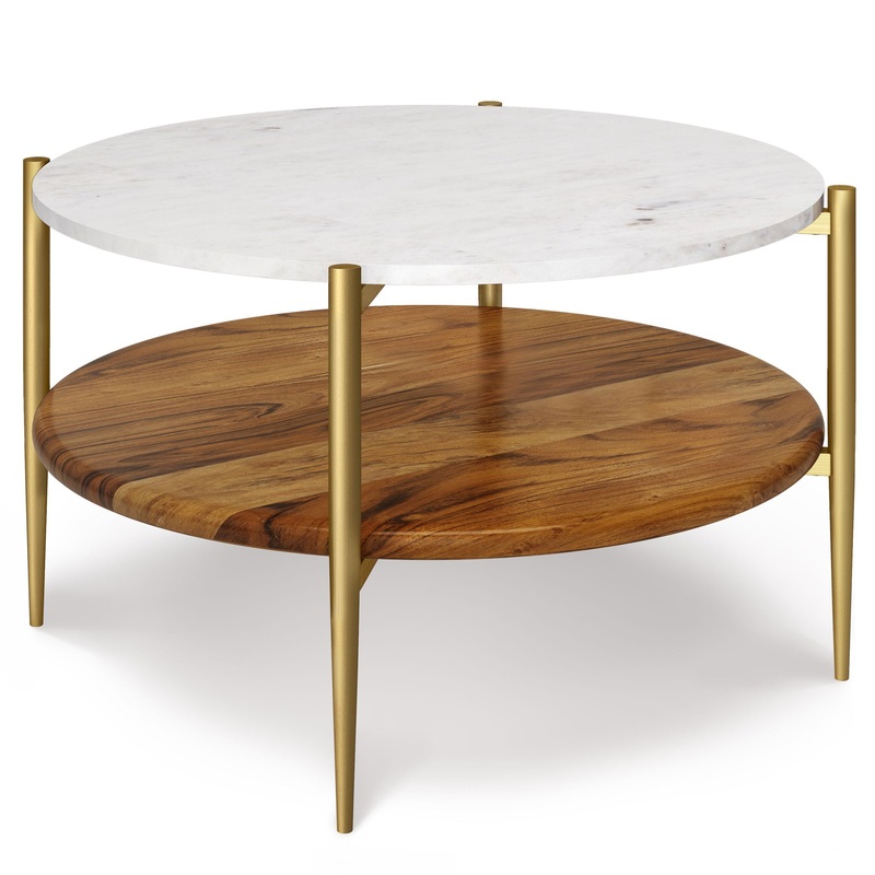 Wagner – Coffee Table – White / Natural