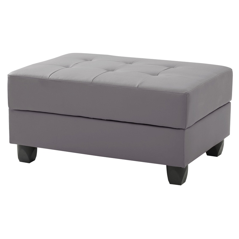 Chic Contemporary Ottoman – Gray