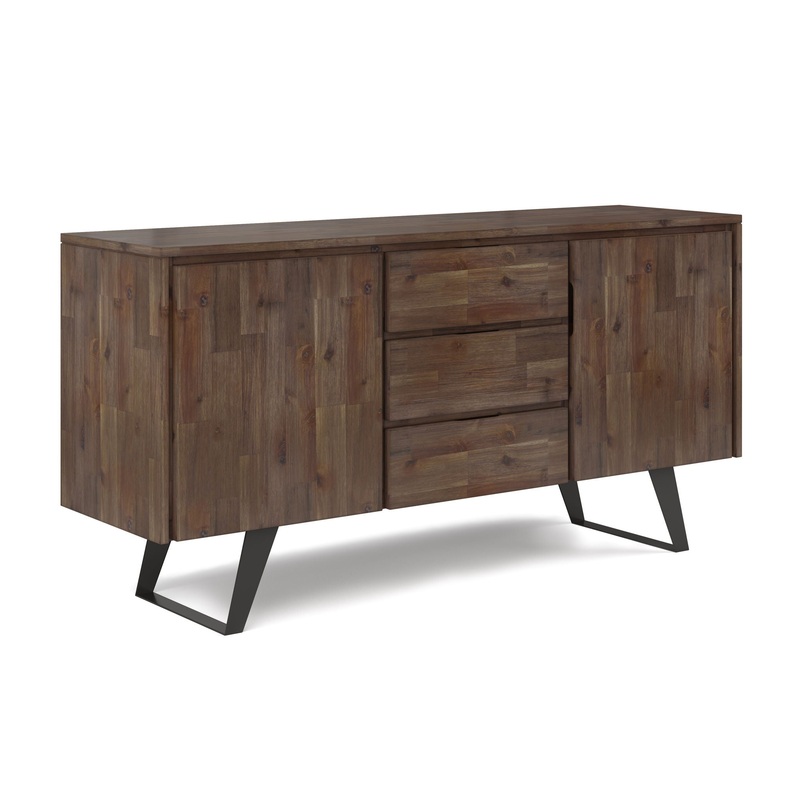 Lowry – Sideboard Buffet – Rustic Natural Aged Brown