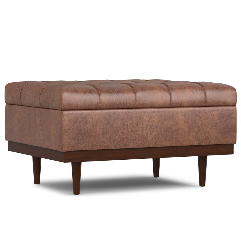 Mariah – Coffee Table Storage Ottoman – Brown