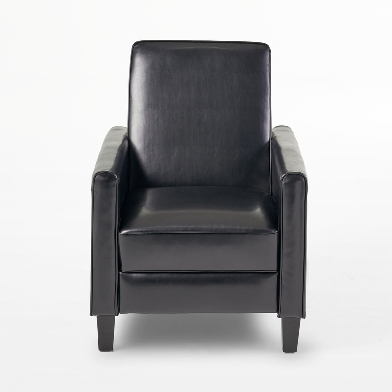 Push Back Chair For Elegant Home – Black