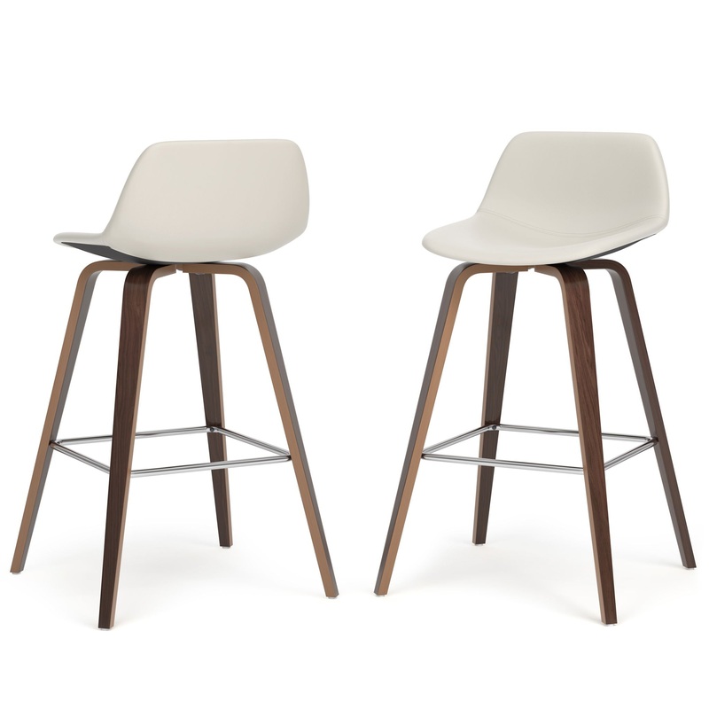 Randolph – Bentwood Counter / Bar Height Stool (Set of 2) – White