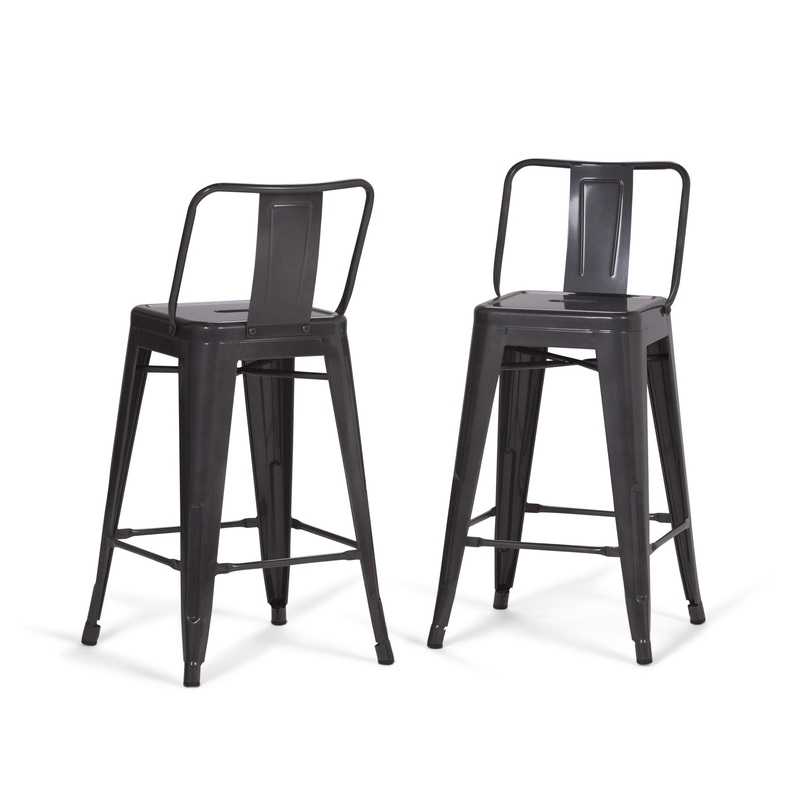 Rayne – Counter Height Stool (Set of 2) – Gray