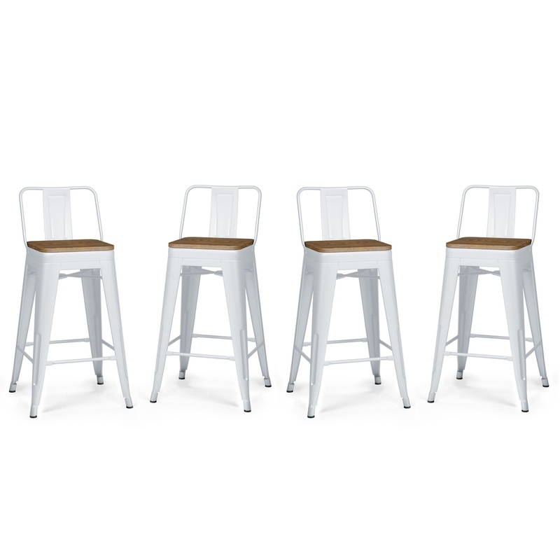Rayne – Counter Height Stool (Set of 4) – White