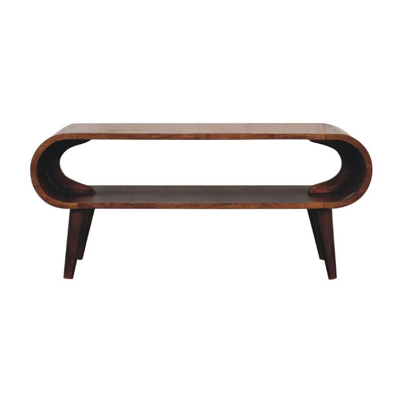 Amaya – Nordic Style Coffee Table – Chestnut