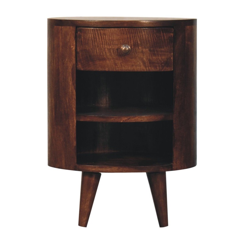 Cortez – Bedside Table – Walnut
