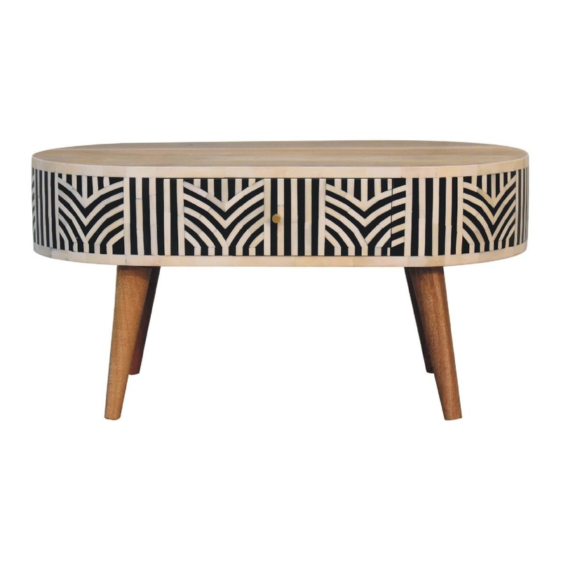 Inlay – Edessa Bone Coffee Table – Oak