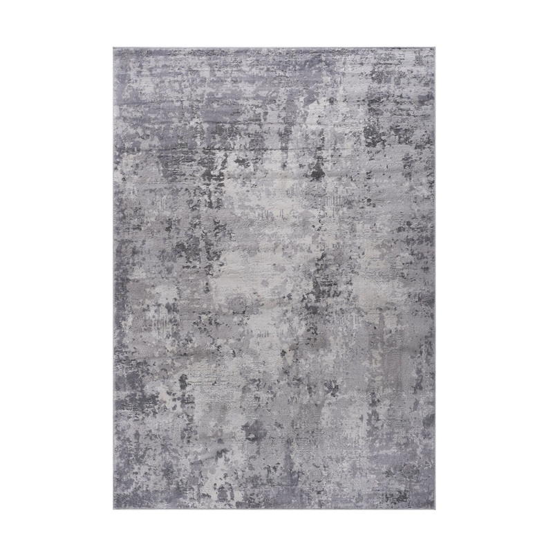 Marfi – 6′ X 9′ Abstract Area Rug – Light Gray