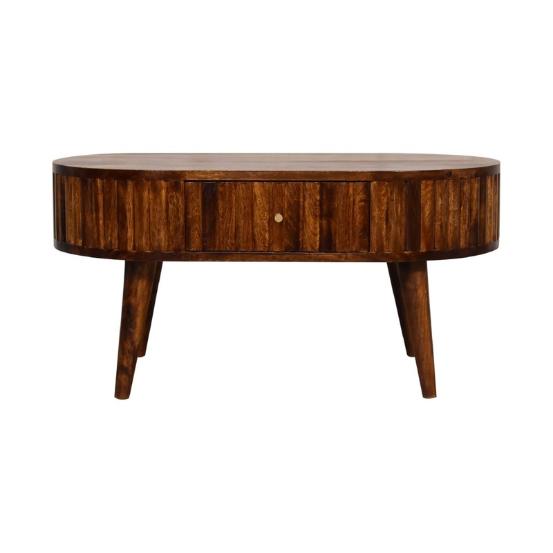 Stripe Coffee Table – Chestnut