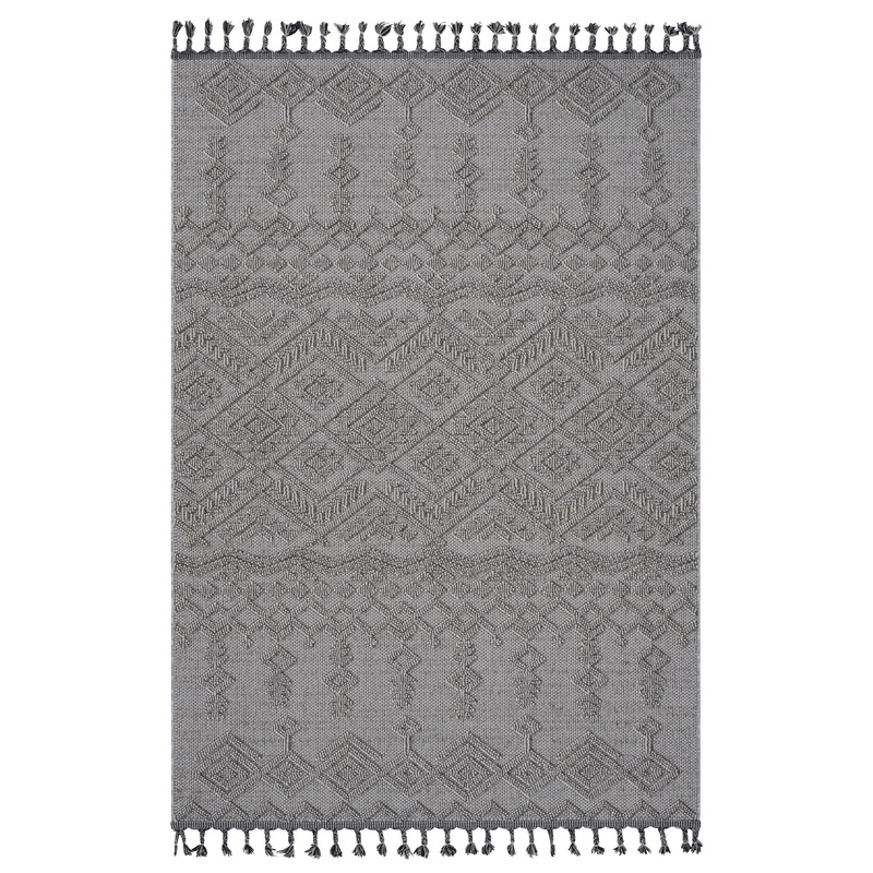 Guros – 5′ X 7′ Traditional Indoor / Outdoor Area Rug – White