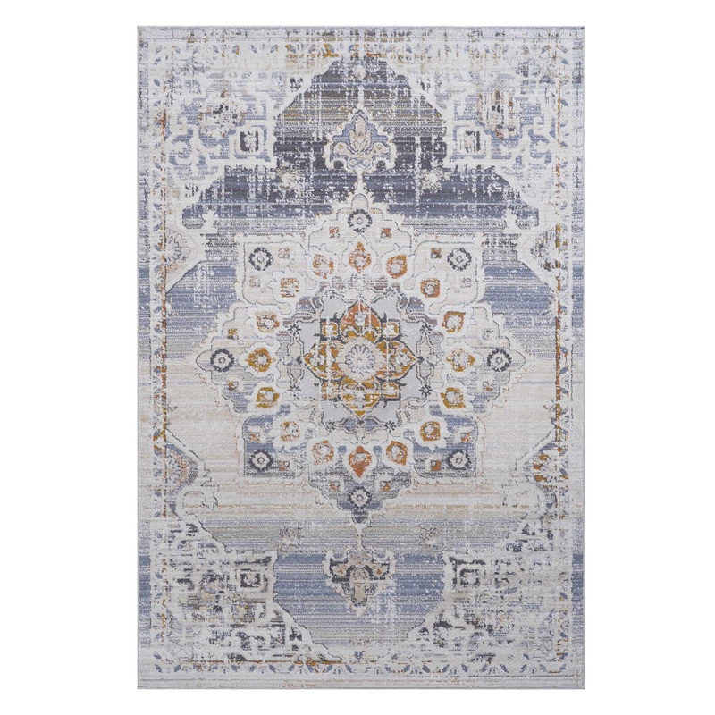 Payas – 2′ X 3′ Medallion Area Rug – Cream / Gold
