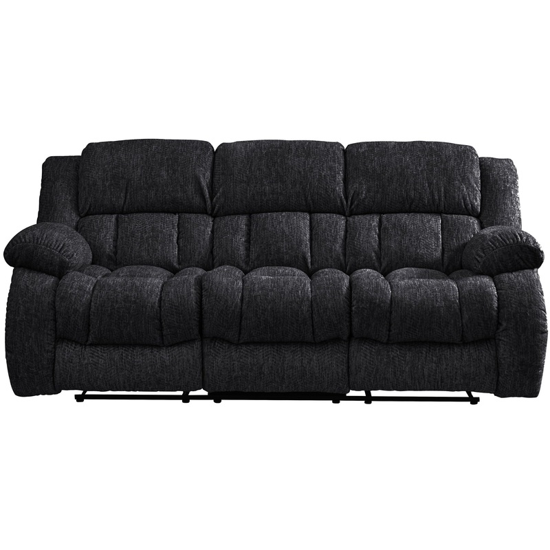 Stonic – Reclining Sofa – Ebony