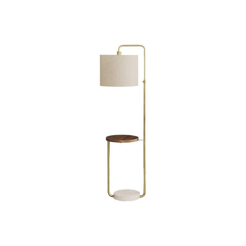 Floor Lamp USB Port Included Lighting – Gold