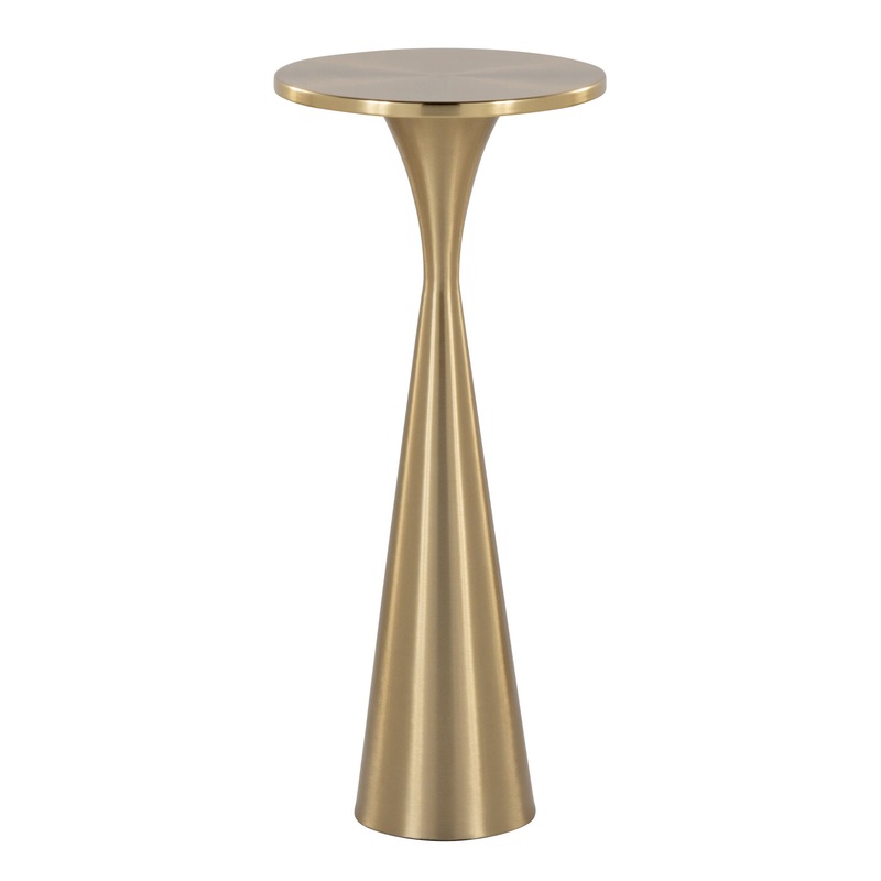 Gemma – Side Table – Brass