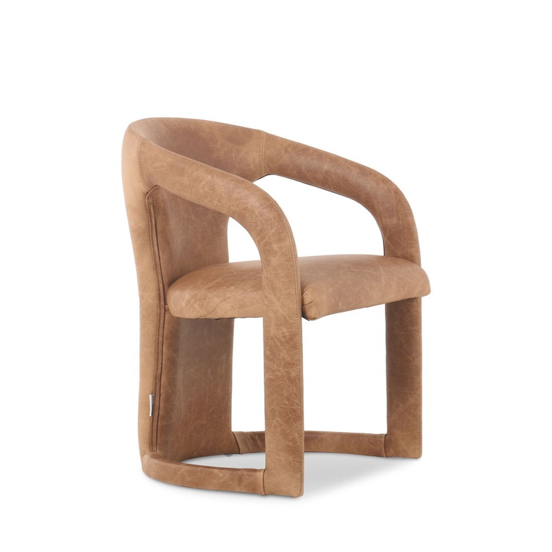 Archie – Dining Chair|Tan|Ivory|Bison Brown
